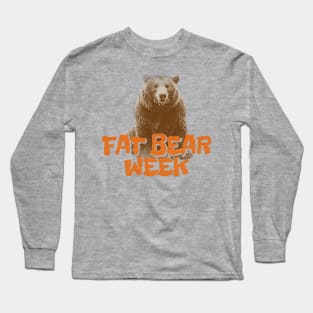 Fat Bear Week Vintage Long Sleeve T-Shirt
